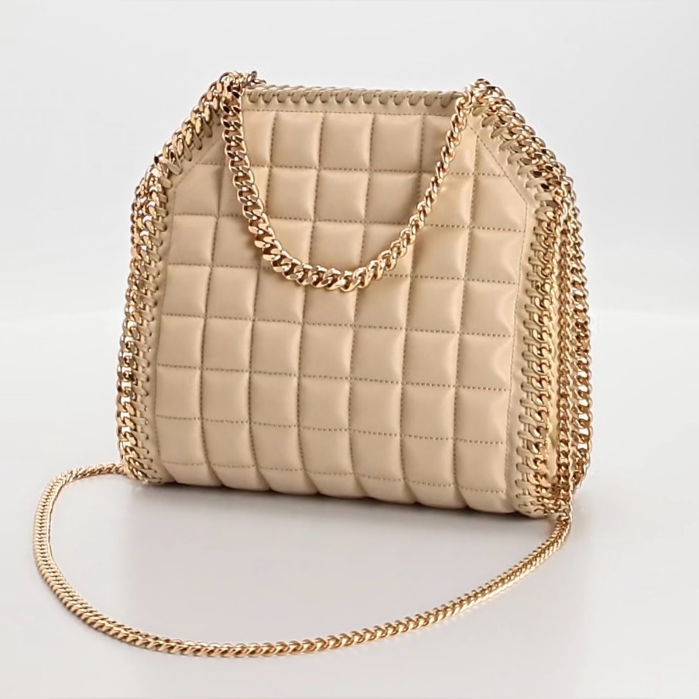 ❌SOLD❤️Stella McCartney NWT Falabella Mini Quilted Chain Tote Bag - Picture 4 of 10